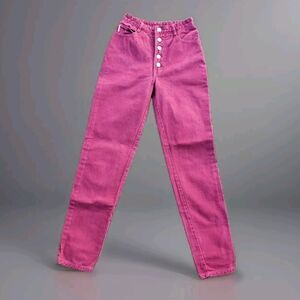 Vintage Burgandy Buttonfly Bongo Jeans